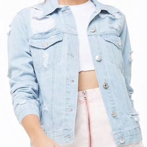 Distressed Denim Jacket